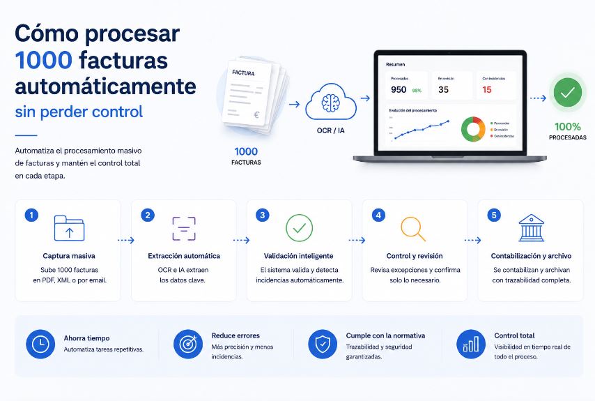 procesar 1000 facturas